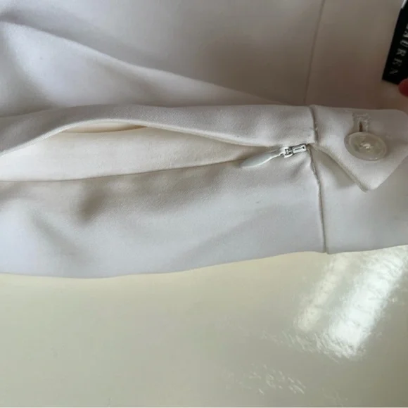 Ralph Lauren Black Label Tap Shorts High Waist Pleated White Size 6 Classic - Picture 4 of 9